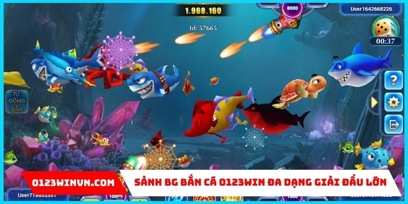 Sảnh BG bắn cá 0123Win ưu điểm